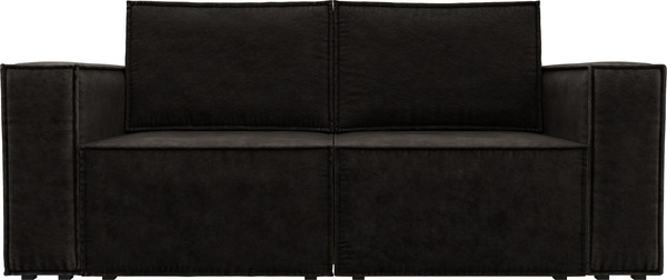 Изображение товара Диван Лига Диванов Куба мини / 126596 (велюр Brut 17 коричневый)