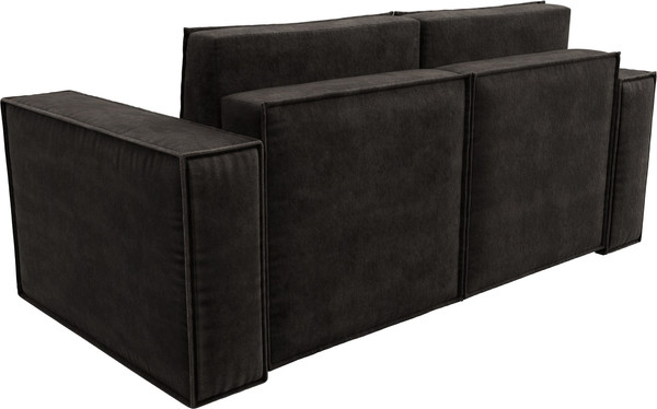 Изображение товара Диван Лига Диванов Куба мини / 126596 (велюр Brut 17 коричневый)