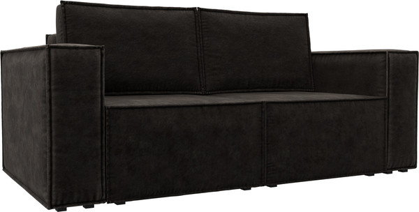 Изображение товара Диван Лига Диванов Куба мини / 126596 (велюр Brut 17 коричневый)