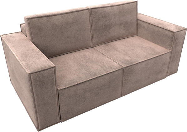 Изображение товара Диван Лига Диванов Куба мини / 126603 (велюр Tower 05 бежевый)