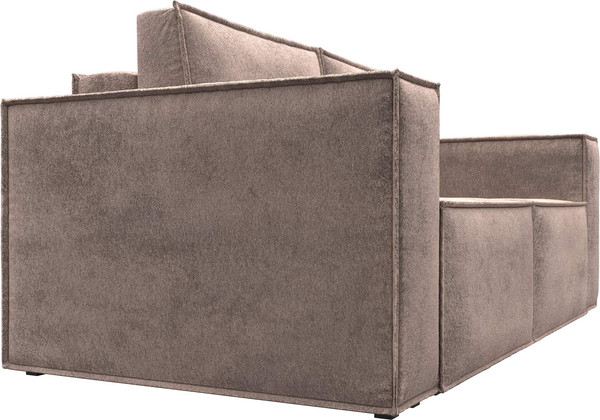 Изображение товара Диван Лига Диванов Куба мини / 126603 (велюр Tower 05 бежевый)