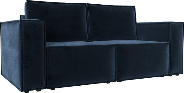 Изображение товара Диван Лига Диванов Куба мини / 126604 (велюр Tower 13 синий)