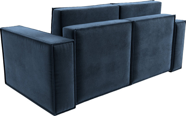 Изображение товара Диван Лига Диванов Куба мини / 126604 (велюр Tower 13 синий)