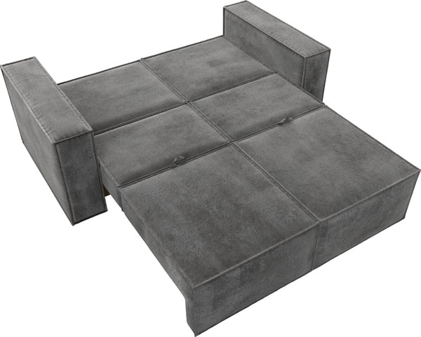 Изображение товара Диван Лига Диванов Куба мини / 126605 (велюр Tower 10 серый)