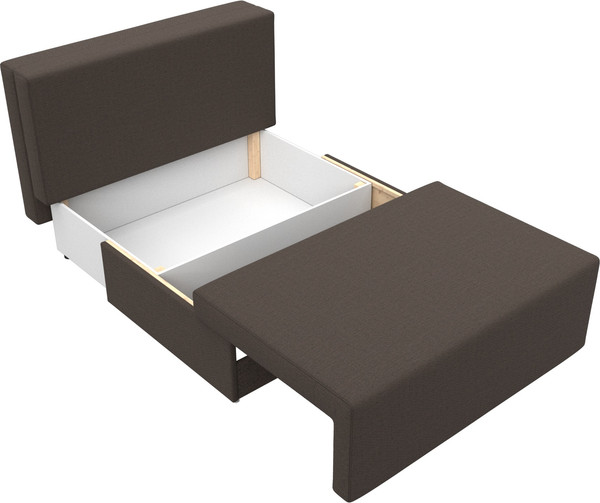 Изображение товара Диван Лига Диванов Лагуна / 125931 (рогожка амур коричневый)