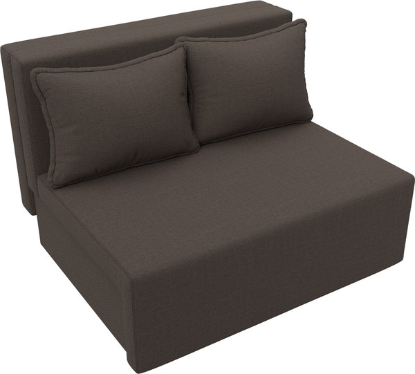 Изображение товара Диван Лига Диванов Лагуна / 125931 (рогожка амур коричневый)