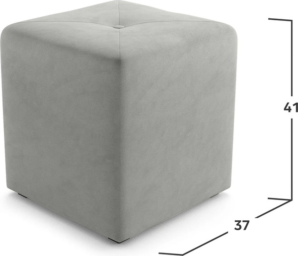 Изображение товара Пуф Mio Tesoro 133 (серый Happy 900)