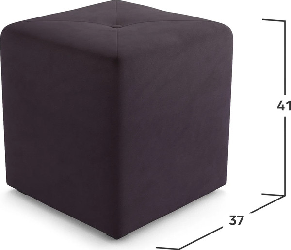 Изображение товара Пуф Mio Tesoro 133 (темно-серый Happy 938)