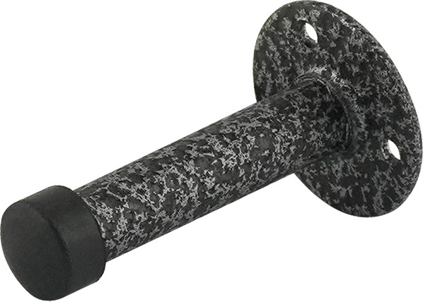 Изображение товара Ограничитель дверной Нора-М 19355 (кожа, серебристый)