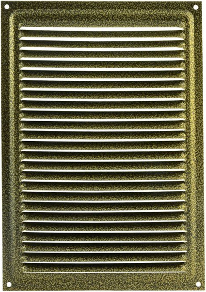 Изображение товара Решетка вентиляционная Нора-М 160x230 с сеткой / 2180 (старая бронза)