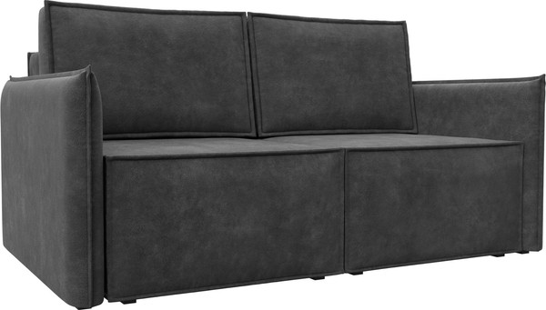 Изображение товара Диван Лига Диванов Либерти мини / 126650 (велюр Brut 16 темно-серый)