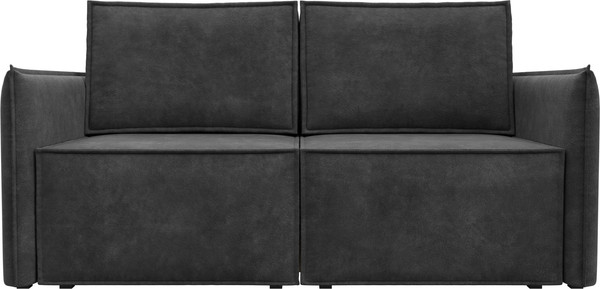 Изображение товара Диван Лига Диванов Либерти мини / 126650 (велюр Brut 16 темно-серый)