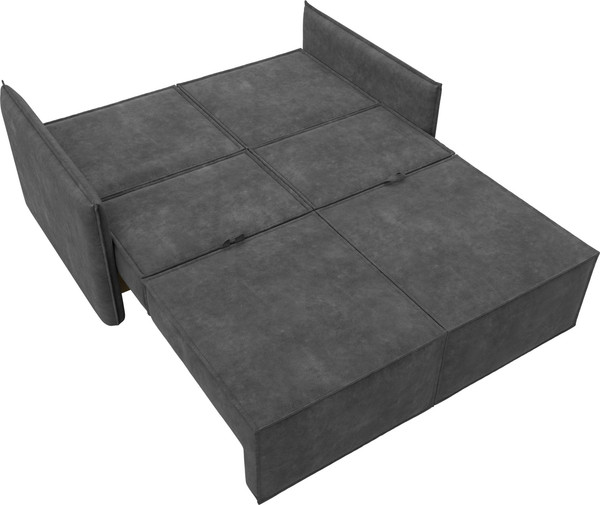 Изображение товара Диван Лига Диванов Либерти мини / 126650 (велюр Brut 16 темно-серый)