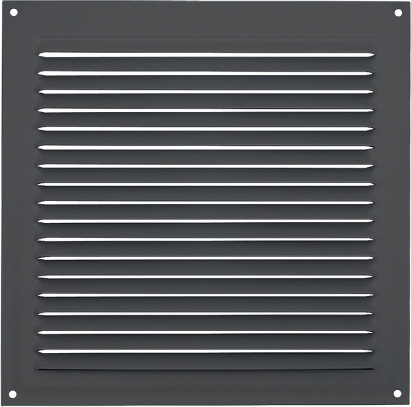Изображение товара Решетка вентиляционная Нора-М 175x175 с сеткой / 20178 (графит)