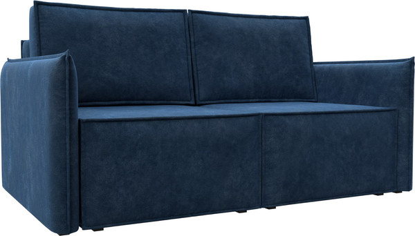 Изображение товара Диван Лига Диванов Либерти мини / 126652 (велюр Brut 11 синий)