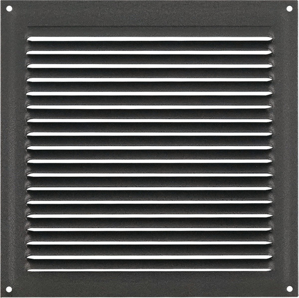 Изображение товара Решетка вентиляционная Нора-М 175x175 с сеткой / 19404 (мокрый асфальт)