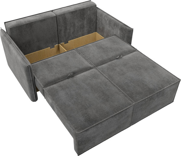 Изображение товара Диван Лига Диванов Либерти мини / 126662 (велюр Tower 10 серый)