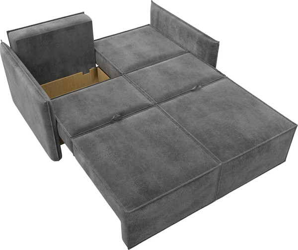 Изображение товара Диван Лига Диванов Либерти мини / 126662 (велюр Tower 10 серый)