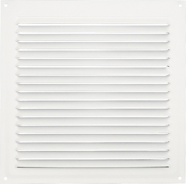 Изображение товара Решетка вентиляционная Нора-М 175x175 с сеткой / 19402 (сигнальный белый)