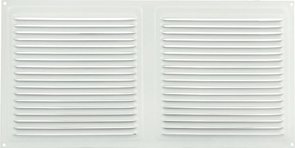 Изображение товара Решетка вентиляционная Нора-М 175x350 с сеткой / 15475 (белый)