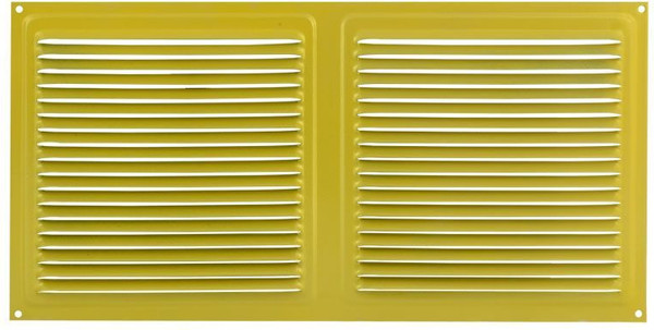Изображение товара Решетка вентиляционная Нора-М 175x350 с сеткой / 15478 (золотистый)