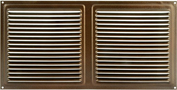 Изображение товара Решетка вентиляционная Нора-М 175x350 с сеткой / 15477 (старая медь)