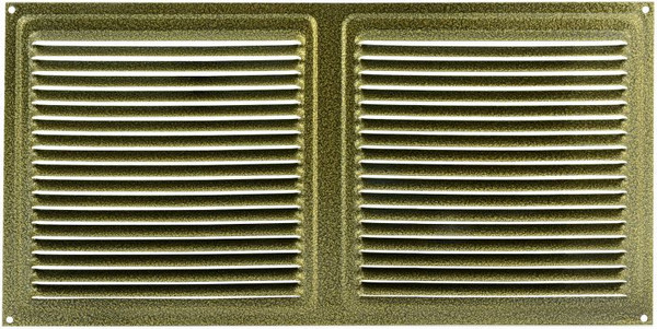 Изображение товара Решетка вентиляционная Нора-М 175x350 с сеткой / 15476 (старая бронза)