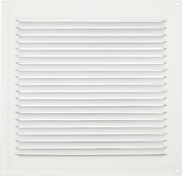 Изображение товара Решетка вентиляционная Нора-М 200x200 с сеткой / 19412 (сигнальный белый)