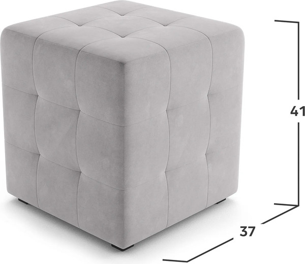 Изображение товара Пуф Mio Tesoro 135 (светло-серый Ultra smoke)