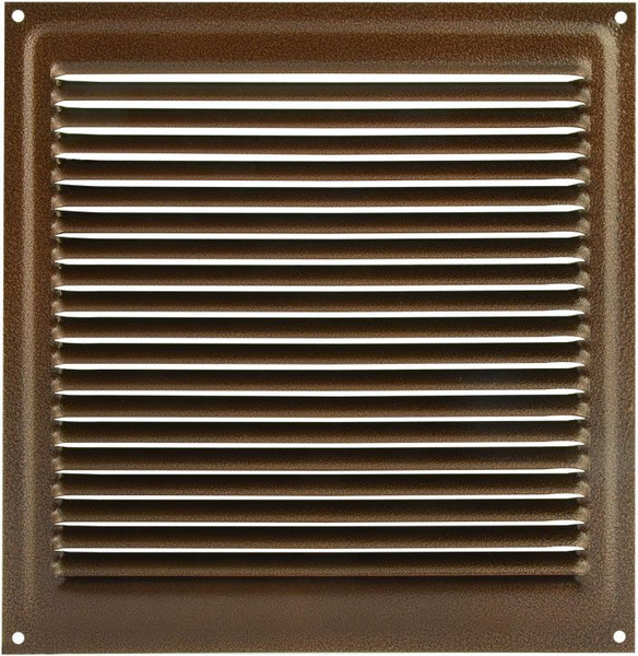Изображение товара Решетка вентиляционная Нора-М 200x200 с сеткой / 2121 (старая медь)