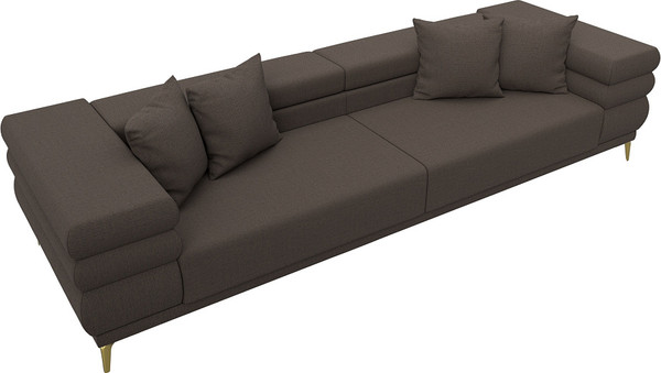 Изображение товара Диван Лига Диванов Лига-021 / 122646 (рогожка амур коричневый)