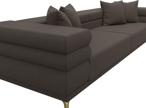 Изображение товара Диван Лига Диванов Лига-021 / 122646 (рогожка амур коричневый)