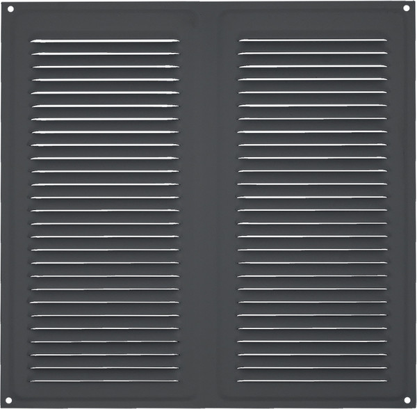 Изображение товара Решетка вентиляционная Нора-М 250x250 с сеткой / 20181 (графит)