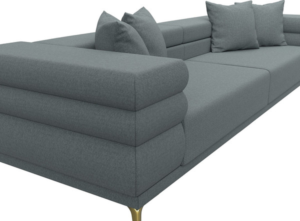 Изображение товара Диван Лига Диванов Лига-021 / 122647 (рогожка амур серый)