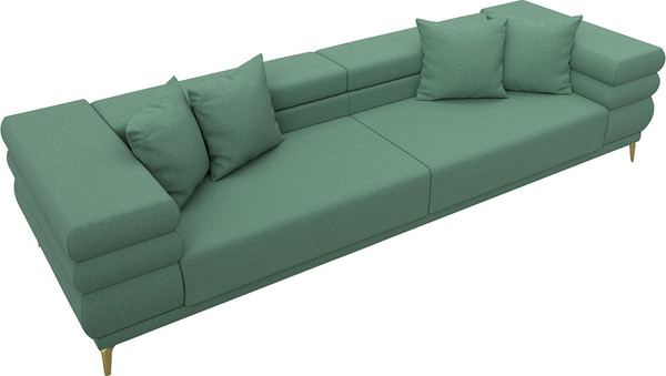 Изображение товара Диван Лига Диванов Лига-021 / 123319 (рогожка амур зеленый)