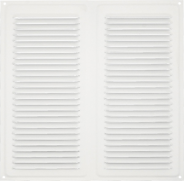 Изображение товара Решетка вентиляционная Нора-М 250x250 с сеткой / 19417 (сигнальный белый)