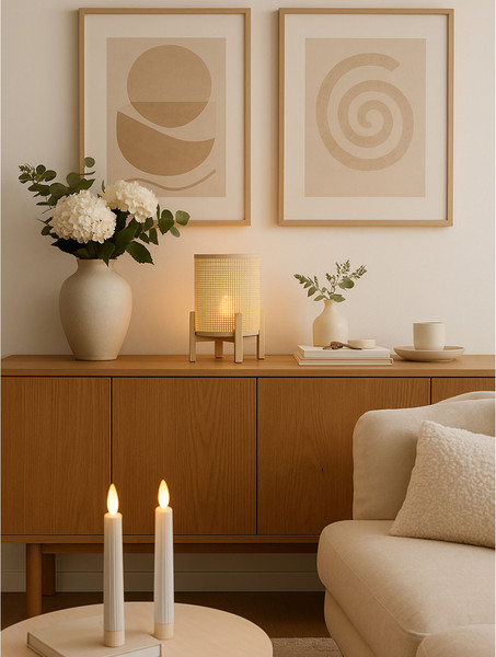 Изображение товара Декоративное освещение AksHome Тип 1 16.8х16.8х23.5см 1LED 2ААА