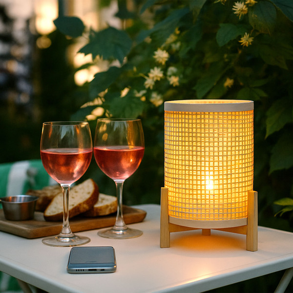 Изображение товара Декоративное освещение AksHome Тип 1 16.8х16.8х23.5см 1LED 2ААА