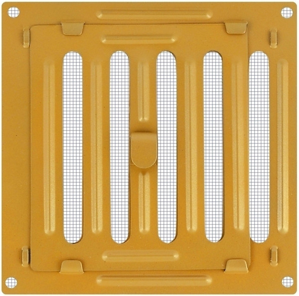Изображение товара Решетка вентиляционная Нора-М Р-100 / 17273 (золотистый)