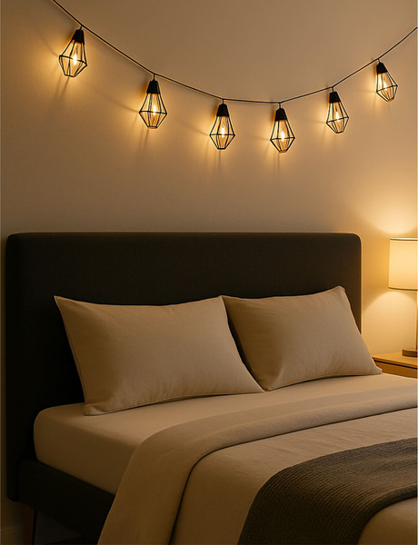 Изображение товара Светодиодная гирлянда AksHome Тип 1 Фонарики 10LED 1.65м 2АА