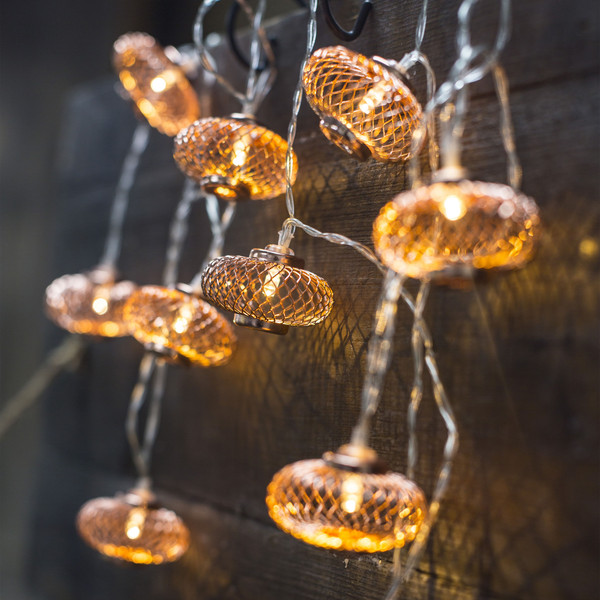 Изображение товара Светодиодная гирлянда AksHome Тип 3 Фонарики 10LED 1.65м 2АА