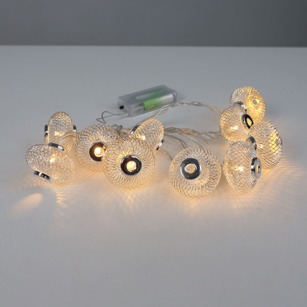 Изображение товара Светодиодная гирлянда AksHome Тип 3 Фонарики 10LED 1.65м 2АА