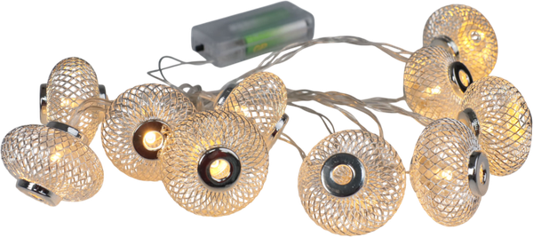 Изображение товара Светодиодная гирлянда AksHome Тип 3 Фонарики 10LED 1.65м 2АА