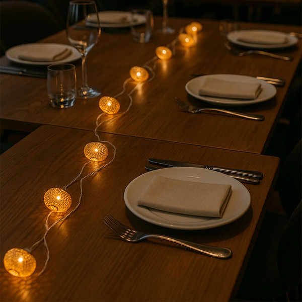 Изображение товара Светодиодная гирлянда AksHome Тип 3 Фонарики 10LED 1.65м 2АА