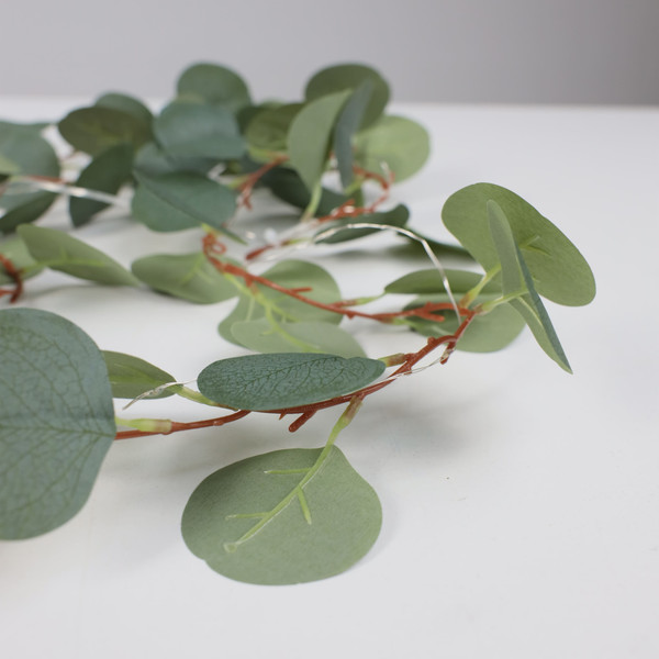 Изображение товара Светодиодная гирлянда AksHome Тип 7 Эвкалипт 20LED 1.9м 3АА