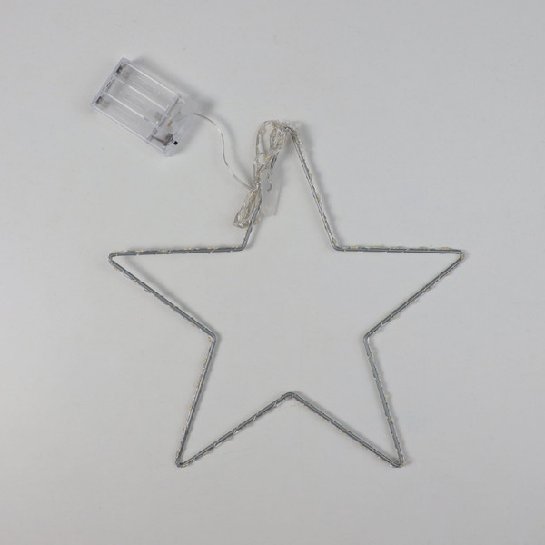 Изображение товара Подвеска новогодняя AksHome Тип 3 Звезда 30см 84LED 3АА