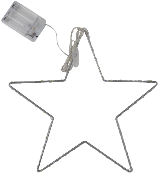 Изображение товара Подвеска новогодняя AksHome Тип 3 Звезда 30см 84LED 3АА