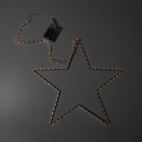 Изображение товара Подвеска новогодняя AksHome Тип 4 Звезда 40см 104LED 3АА