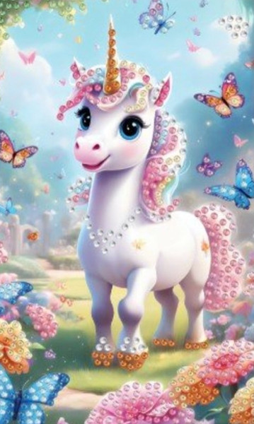 Изображение товара Набор алмазной вышивки On Time Единорог / 45232