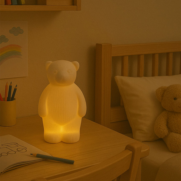 Изображение товара Ночник AksHome Тип 9 Мишка 9.5х8х17.8см 1LED LR44x3